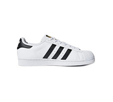 Adidas SUPERSTAR White & Black Mens UK  6-12