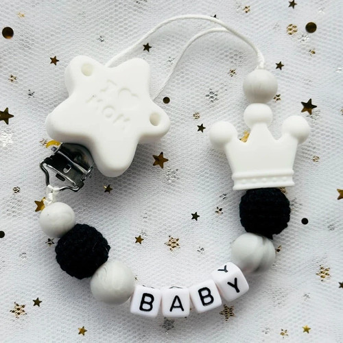 Personalised dummy clip - personalised,