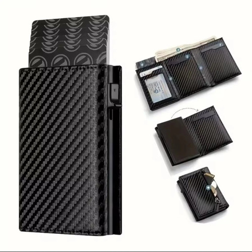 Mens trifold carbon fibre - trifold,