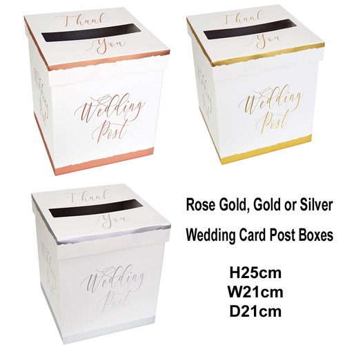Wedding card post box - card,