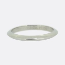 Tiffany & Co. Knife Edge Wedding Band Ring Size H 1/2 (47)