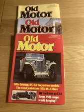 OLD MOTOR  MAGAZINE 1981