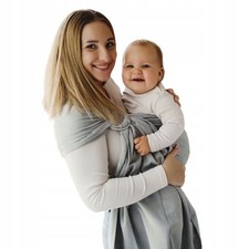 Ring Sling Baby Carrier Grey