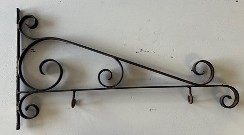 Iron hanging sign - sign, bracket