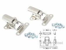 2 Small Toggle Clips for Model Railway Train Set Baseboards, Clamps, Catches