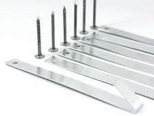 Aluminium Roofing Strips & Nails - Tingle Soaker 6" x 1/2" Slate Stone Roof 