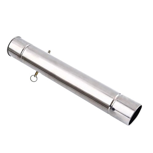 Stovepipe with damper straight - with,