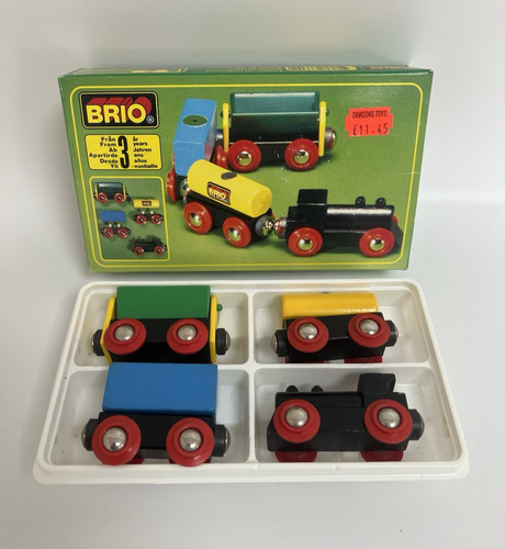 Vintage brio wooden train - vintage,