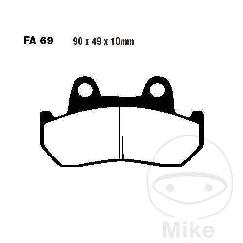 Ebc standard brake - pads, altn