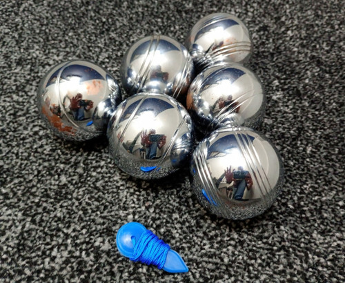 Chrome plated metal boules - plated,