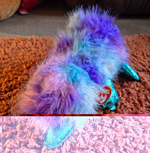 Beanie boos purple blue - beanie,