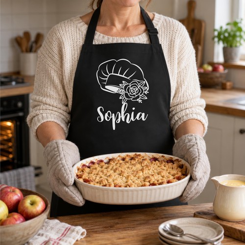 Personalised chef hat apron - hat,