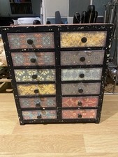 Colourful boho decoupage style