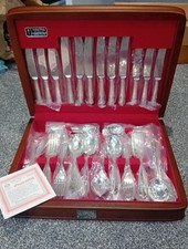 44 PIECE SILVER PLATE ARTHUR PRICE DUABARRY CANTEEN-JUBILEE COMMERATIVE-VGC BOX