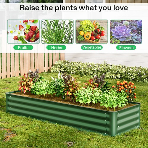 Garden metal raised vegetable - metal,
