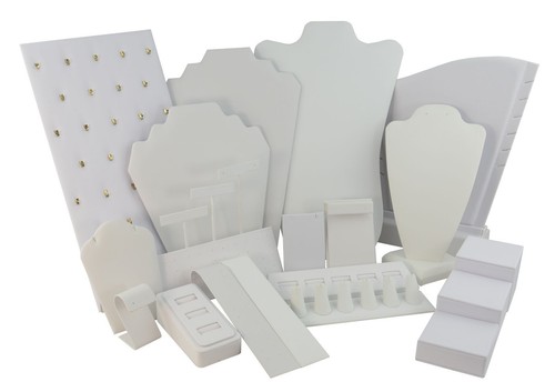 White leatherette jewellery - white,