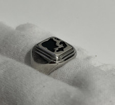 STEEL SIGNET RING, HIGHEST