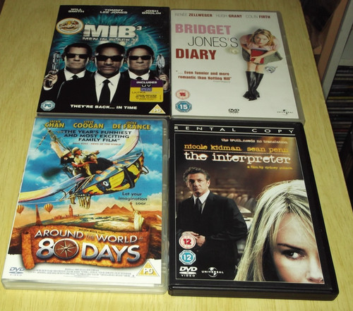 Job lot x - 4, dvds