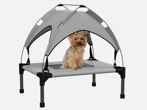 Pawhut raised cooling dog bed - pawhut,