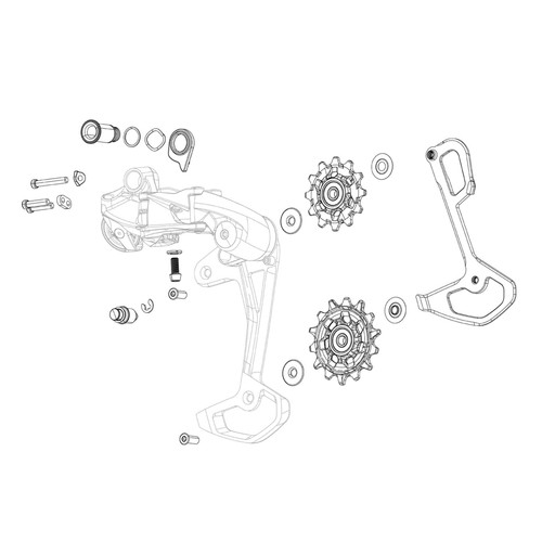 Sram red axs rear - sram,