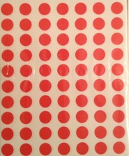 8mm Coloured Dot Stickers