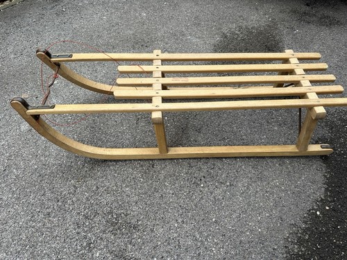 Vintage gloco wooden - vintage, sledge