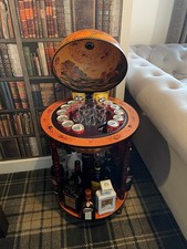 Vintage Wine Bar Antique Globe Drinks Minibar Trolley Cabinet Home itzcominghome