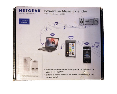 Netgear powerline music - netgear,