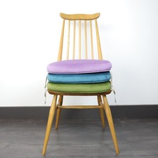 Velvet Dining Chair Cushions for Ercol Windsor Chairs