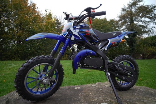 Dirt bike blue - mini, motorbike