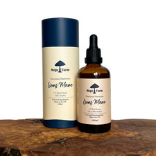 Lions Mane Tincture - 100ml - Best Value - 100% Organic Natural Extract 1:3