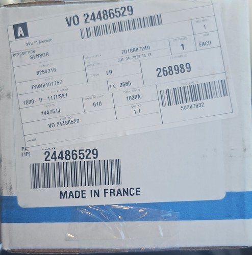Part 24486529 volvo front - part,
