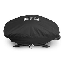 New Weber Q 2000 Series Bonnet Grill Cover  Heavy Duty and Waterproof Black!