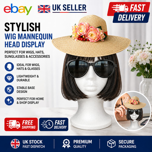 Polystyrene foam head dummy - foam,