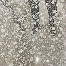 Beaded Dress Costume Tulle Floral Skirts DIY Projects Gown Wedding Fabric 0.5 M