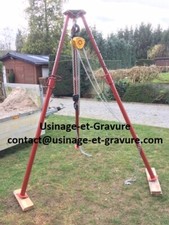 Central Tripod Stand Stump Puller / Platinum Hoist Holder