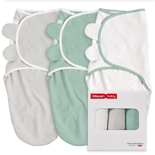 Baby swaddle wraps - pack, 0-3