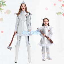 Z-G4-3 Deluxe Tin Woman Tin Girls WIZARD OF OZ TIN MAN Book Week Costume