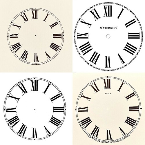 Replacement clock dial - clock,