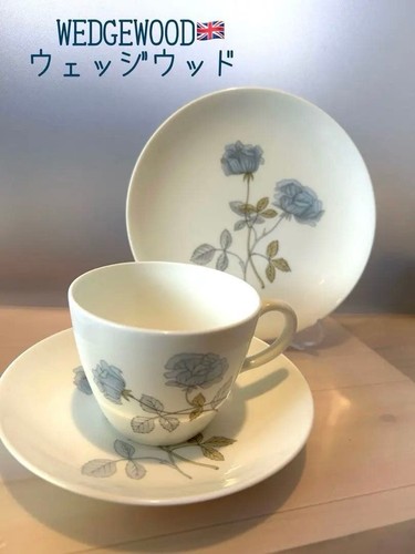 Wedgewood ice rose trio - ice, set