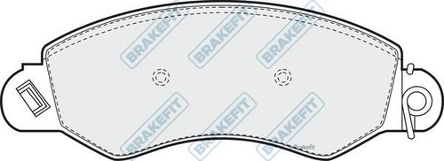 Apec blue front - blue, brake