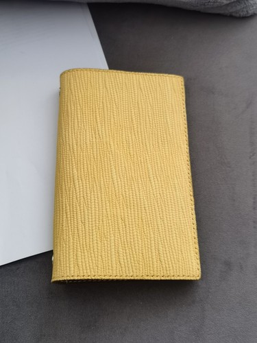 Real leather ring binder - leather,