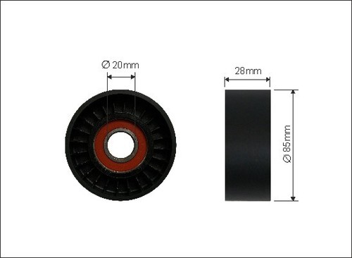 New deflection guide - deflection/guide, pulley