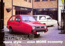 273854) Reliant Rialto 2 Brochure 198?