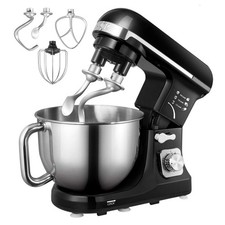 AICOK 5.5qt Professional Stand Mixer with 6 Speeds Tilt-Head Double Dough Hooks