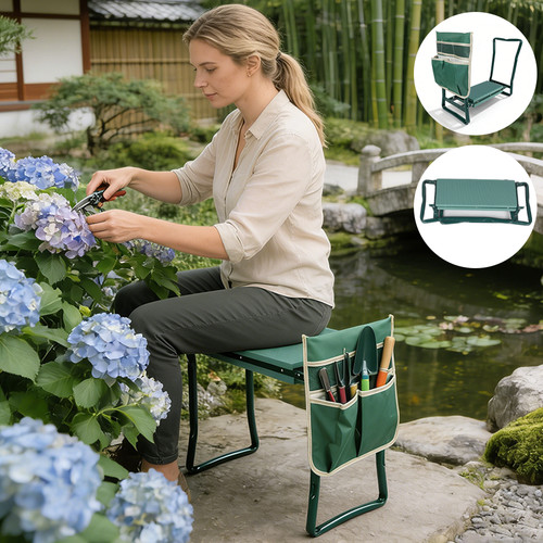 Garden kneeler 1 - 2-in-1, folding