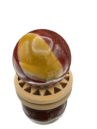 Crystal sphere mookaite ball - crystal,