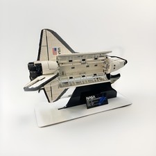 LEGO Icons: NASA Space Shuttle Discovery (10283)- Acrylic And Wood Stand