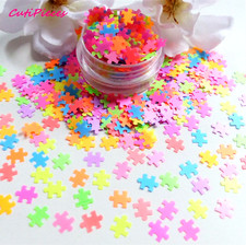 Nail Art Glitter *Puzzle* Neon