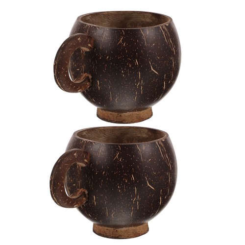 Pcs wooden mugs with handle - mugs,